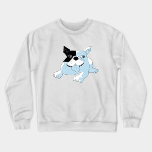 French bulldog (blue) Crewneck Sweatshirt